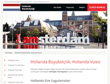 Tablet Screenshot of hollandabuyukelciligi.com